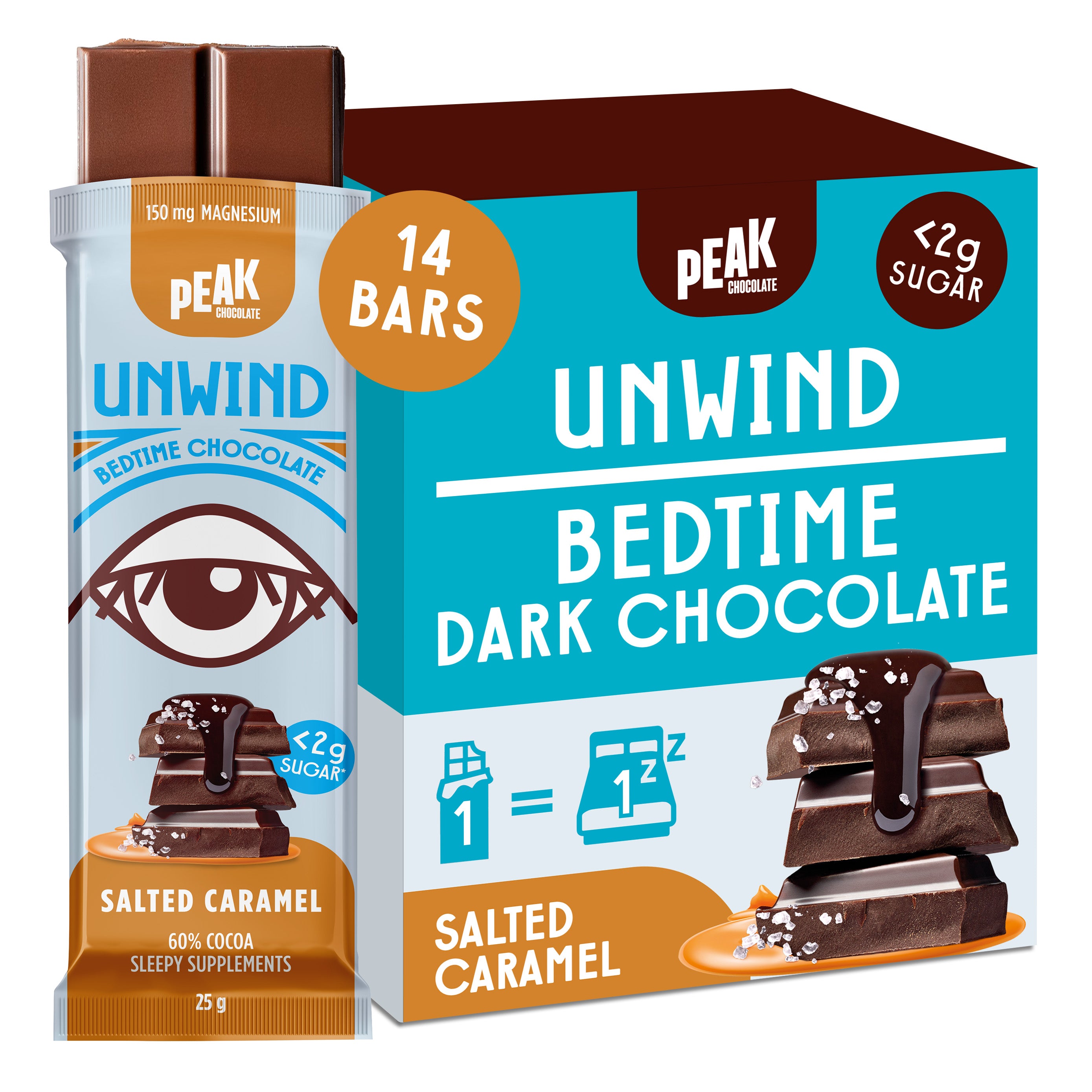 Premium Salted Caramel Chocolate Bars - Gourmet Dark Chocolate with Sea Salt - Perfect for Gifts, Desserts & Relaxation Moments