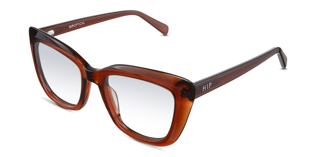 LESA Women's Prescription Tinted Glasses - Stylish & UV Protection for Reading, Driving & Outdoor Activities