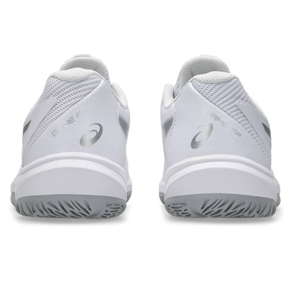 ASICS Game FF Women's Tennis Shoes - White/Pure Silver - Lightweight & Supportive Court Shoes for Competitive Play | Perfect for Tennis Matches, Training & Gym Workouts