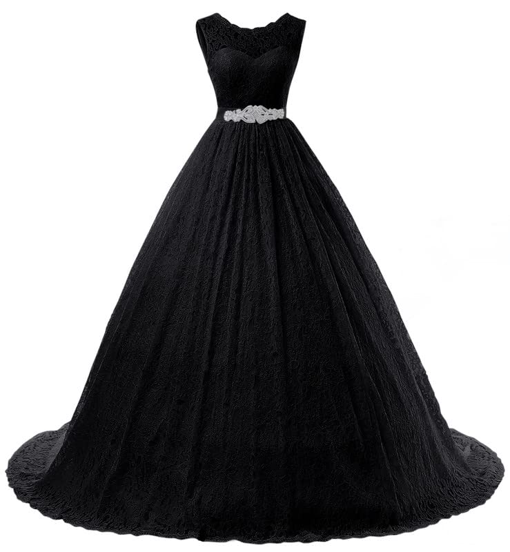 Elegant Women's Ball Gown Lace Bridal Wedding Dress - Perfect for Formal Events, Prom, Quinceañera & Evening Galas