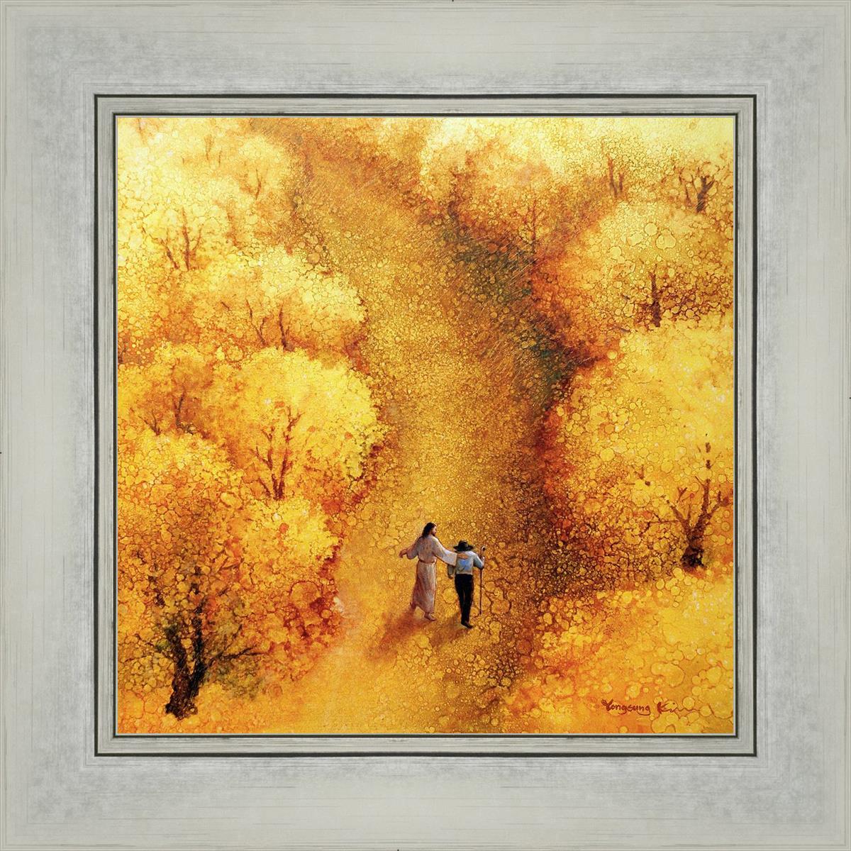 By Your Side - Heartwarming Art Print by Yongsung Kim | Christian Home Decor, Wall Art for Living Room & Bedroom | Perfect Gift for Weddings, Anniversaries & Housewarming