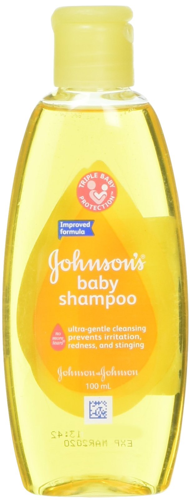 Johnson & Johnson Baby Shampoo - 100ml | Gentle & Tear-Free for Newborns & Sensitive Skin | Daily Bath Time & Baby Hair Care Essential