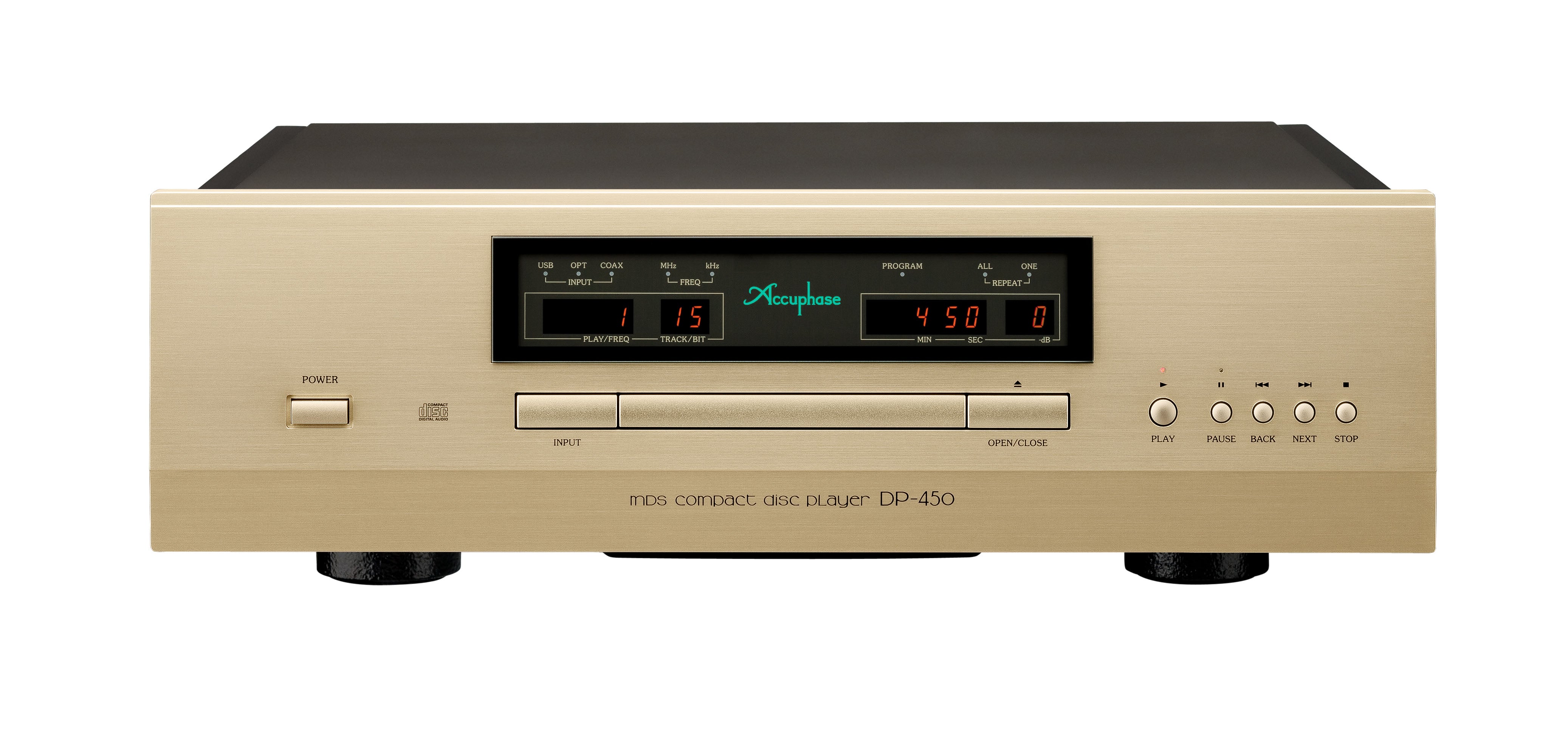 Accuphase DP-450 MDS High-End Compact CD Player with SACD Playback - Perfect for Audiophiles & Home Theater Systems