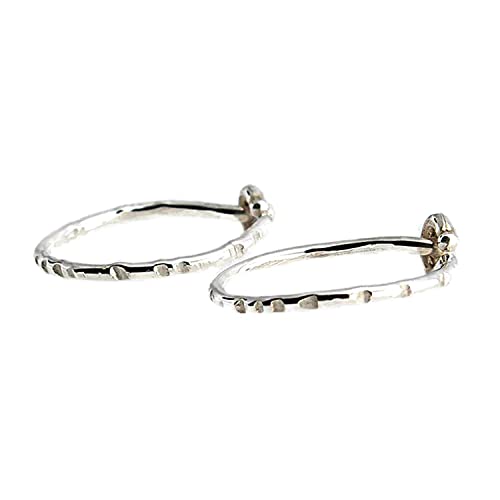8mm | 21 GA | Sterling Silver | Grooved