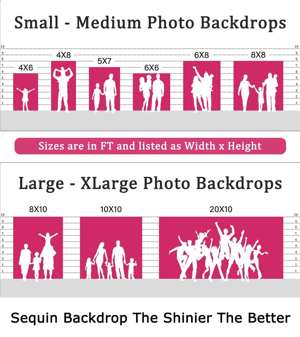 ShiDianYi 8FTx8FT Maroon Sequin Backdrop - Burgundy Glitter Curtain for Wedding, Bridal Shower & Photo Booth - Perfect for Party Decor, Birthday Background & Event Photography