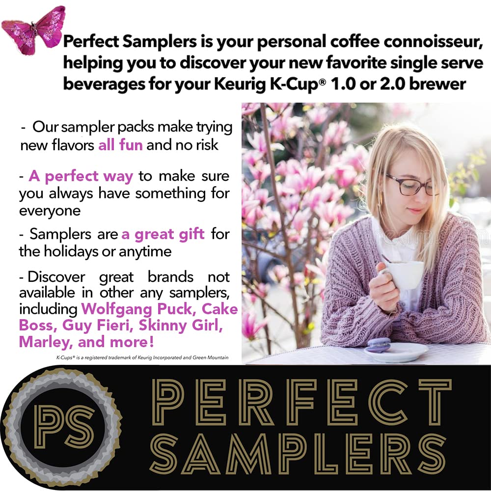 Crazy Cups Decaf Flavored Coffee Variety Pack - 80 Count | Keurig K-Cup Compatible Pods | Rich Decaffeinated Coffee Blends for Morning Brew & Office Use