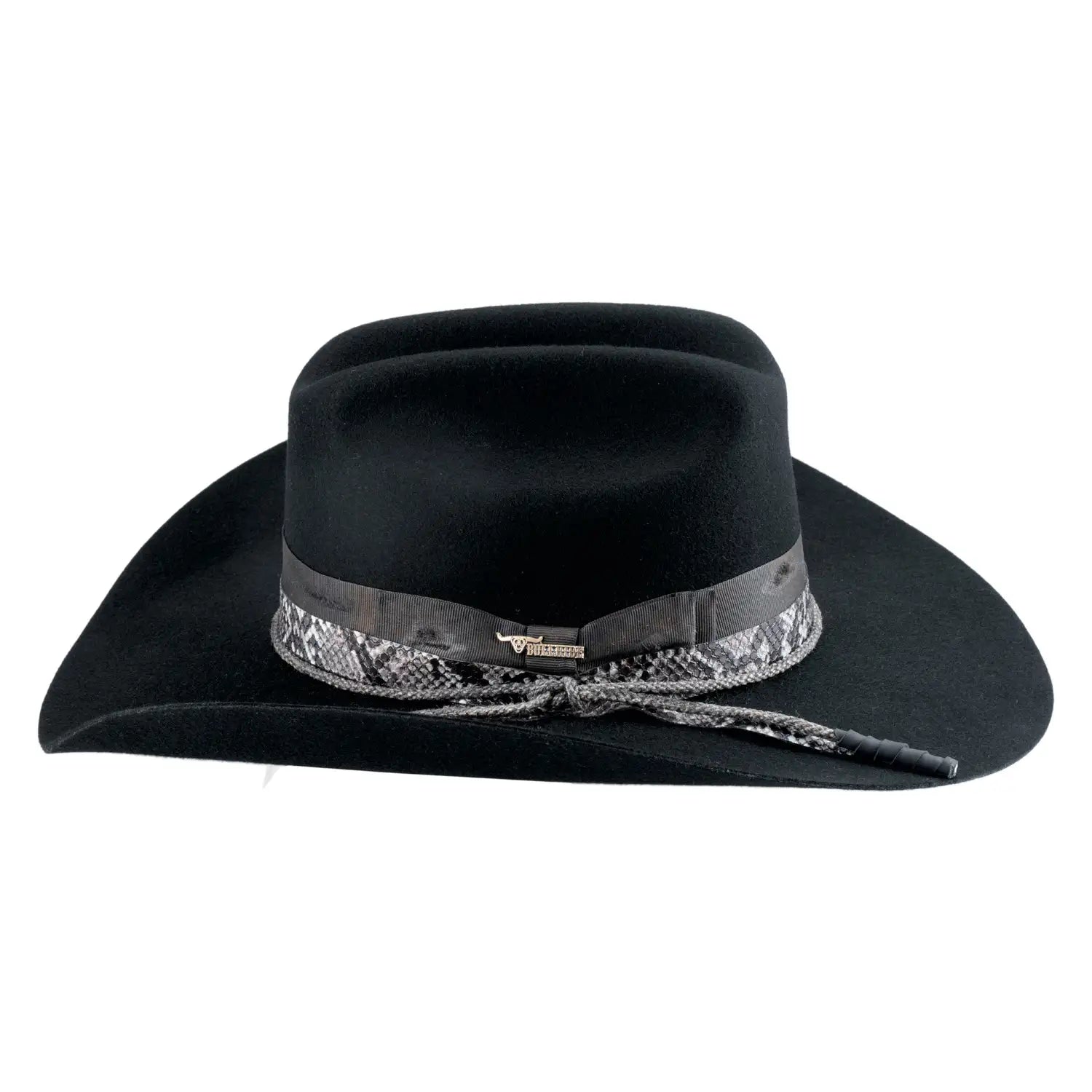 Bullhide Texas Hold 'Em Wool Felt Cowboy Hat for Men - Western Style Rancher Hat with Leather Band - Perfect for Rodeo, Country Music Festivals & Outdoor Adventures