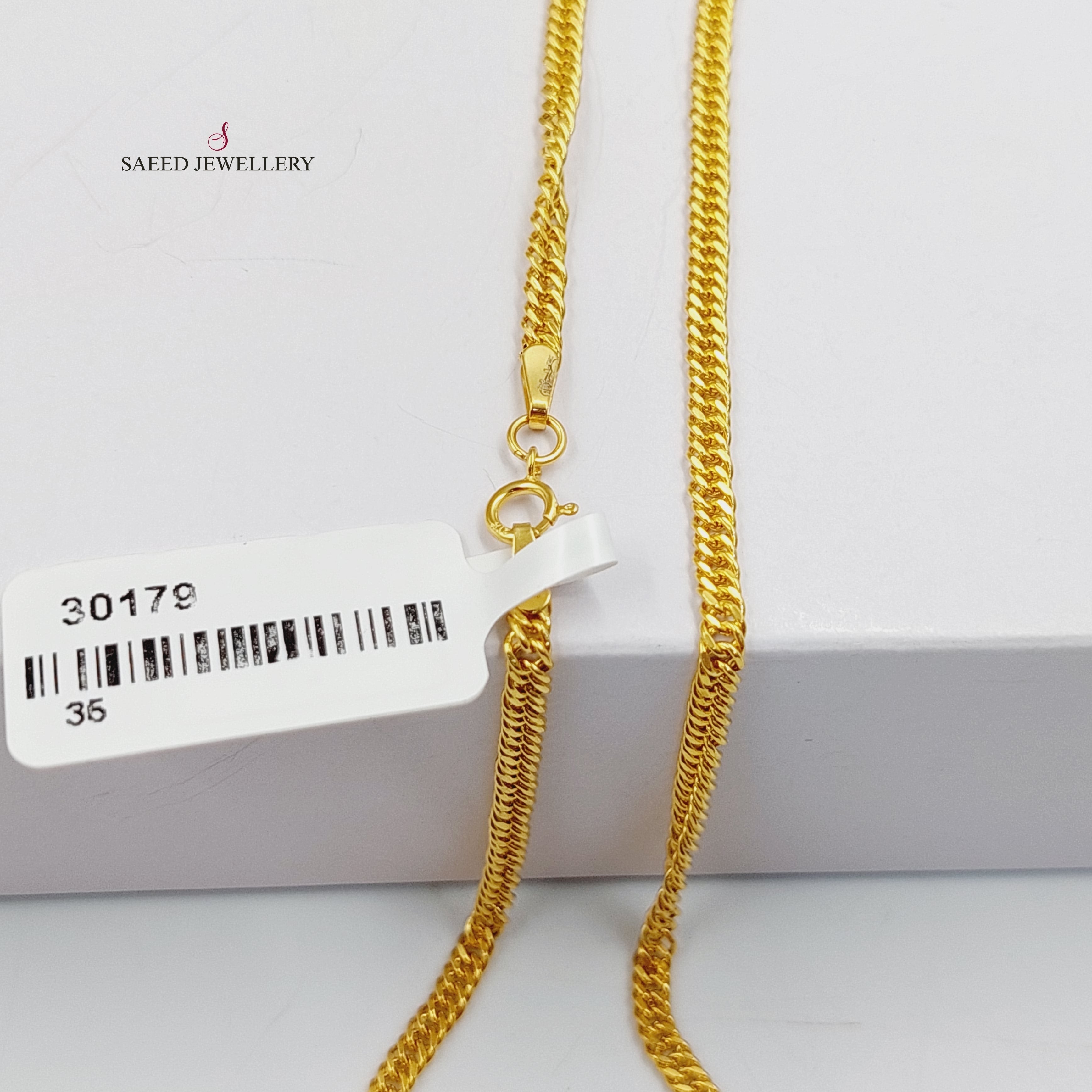 2.5mm Cable Link Chain 50cm - Stainless Steel Jewelry Chain for Necklace, Bracelet & DIY Craft Projects - Perfect for Jewelry Making, Repair & Fashion Accessories