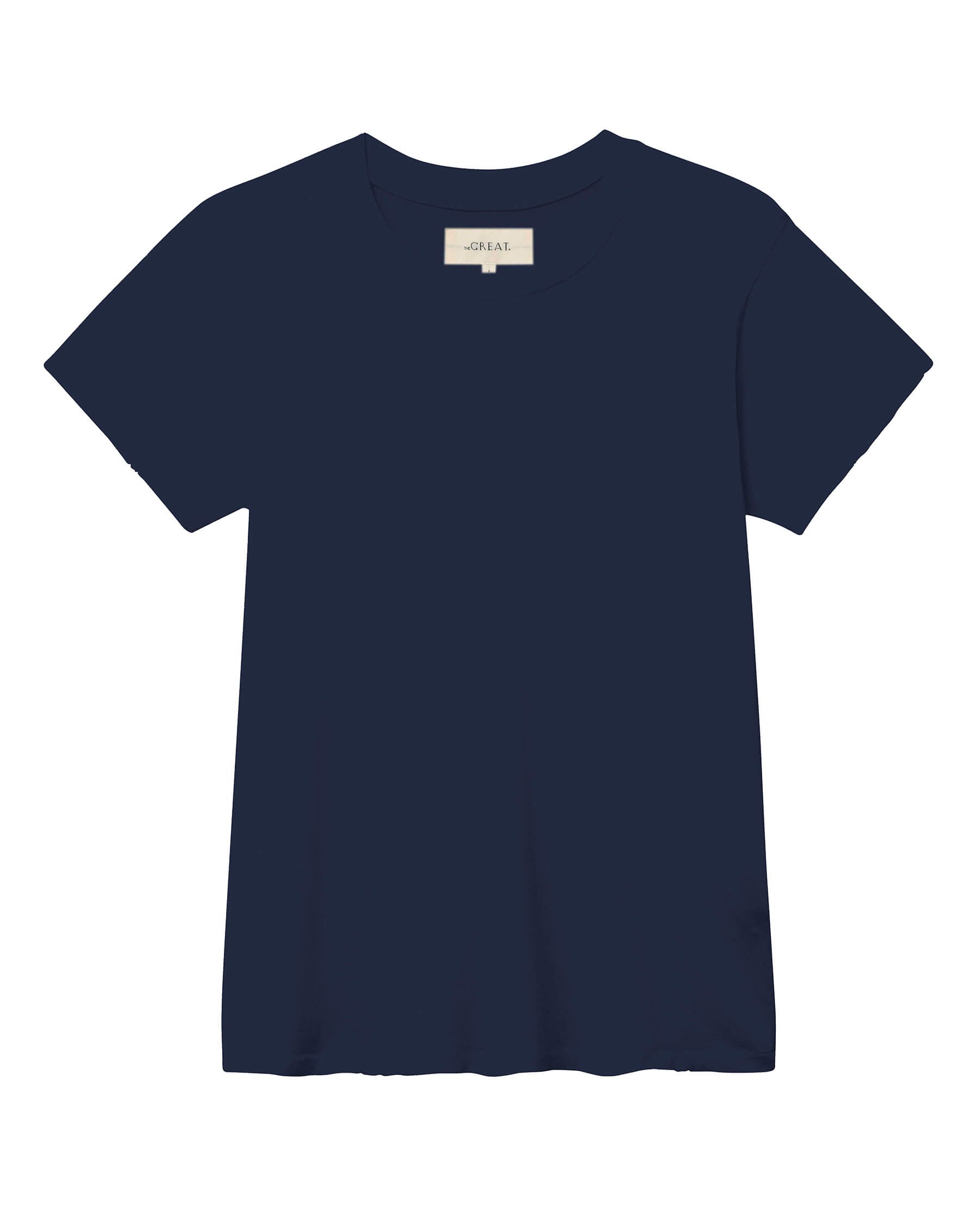 Slim Fit Solid Color T-Shirt for Men - True Navy - Perfect for Casual Wear, Layering & Everyday Outfits