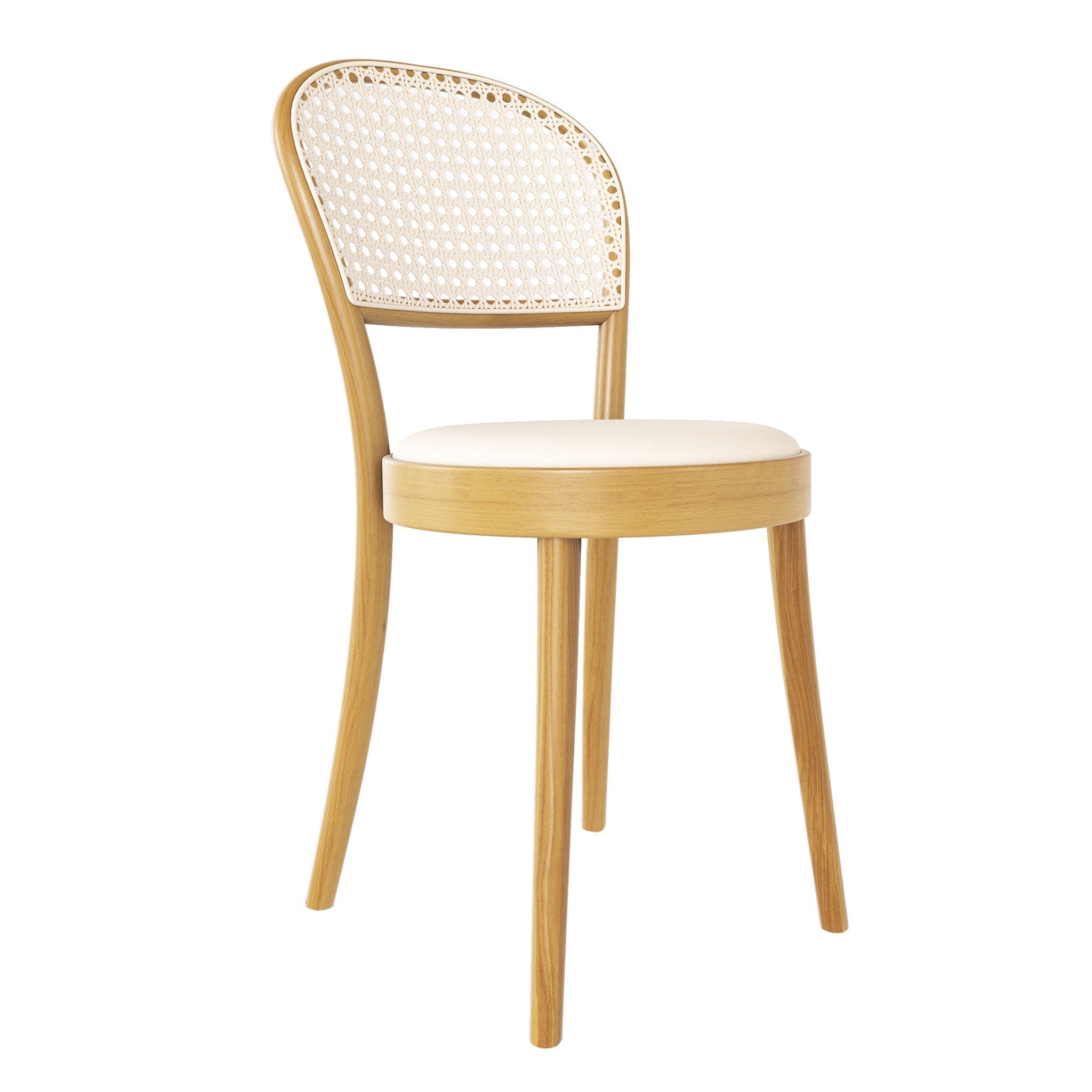 314 Cane Back & Seat Upholstered Chair with Beech Frame - Perfect for Dining Room, Living Room & Office Decor