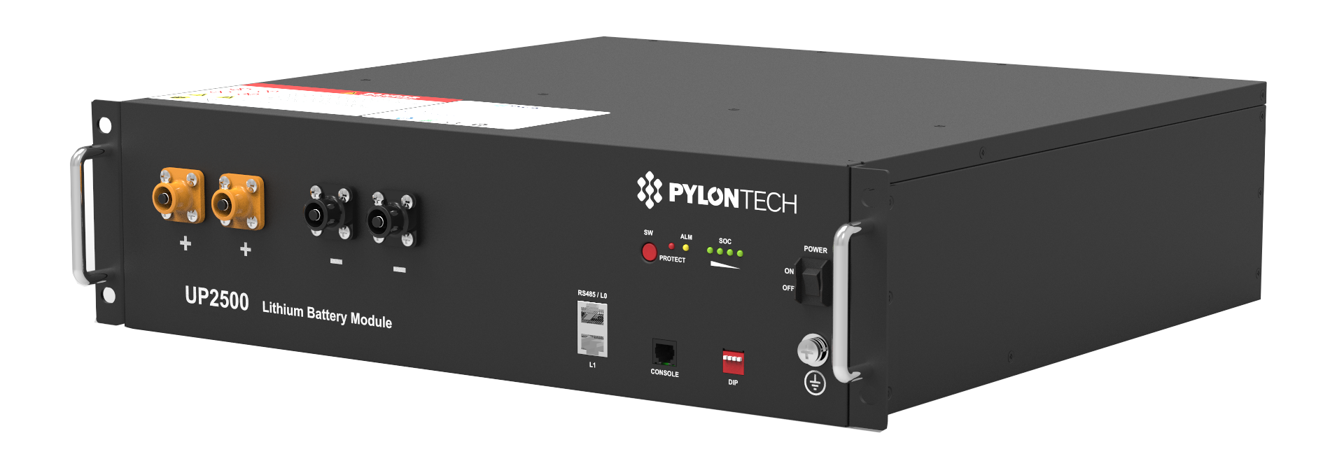 Pylontech UP2500 24V 2.8kWh LiFePO4 Lithium Battery - Solar Energy Storage System for Home Backup, Off-Grid Power & RV Use