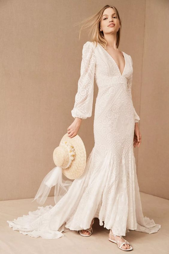 BHLDN Vales Gown - Elegant Wedding Dress for Brides & Formal Events | Perfect for Ceremonies, Receptions & Special Occasions