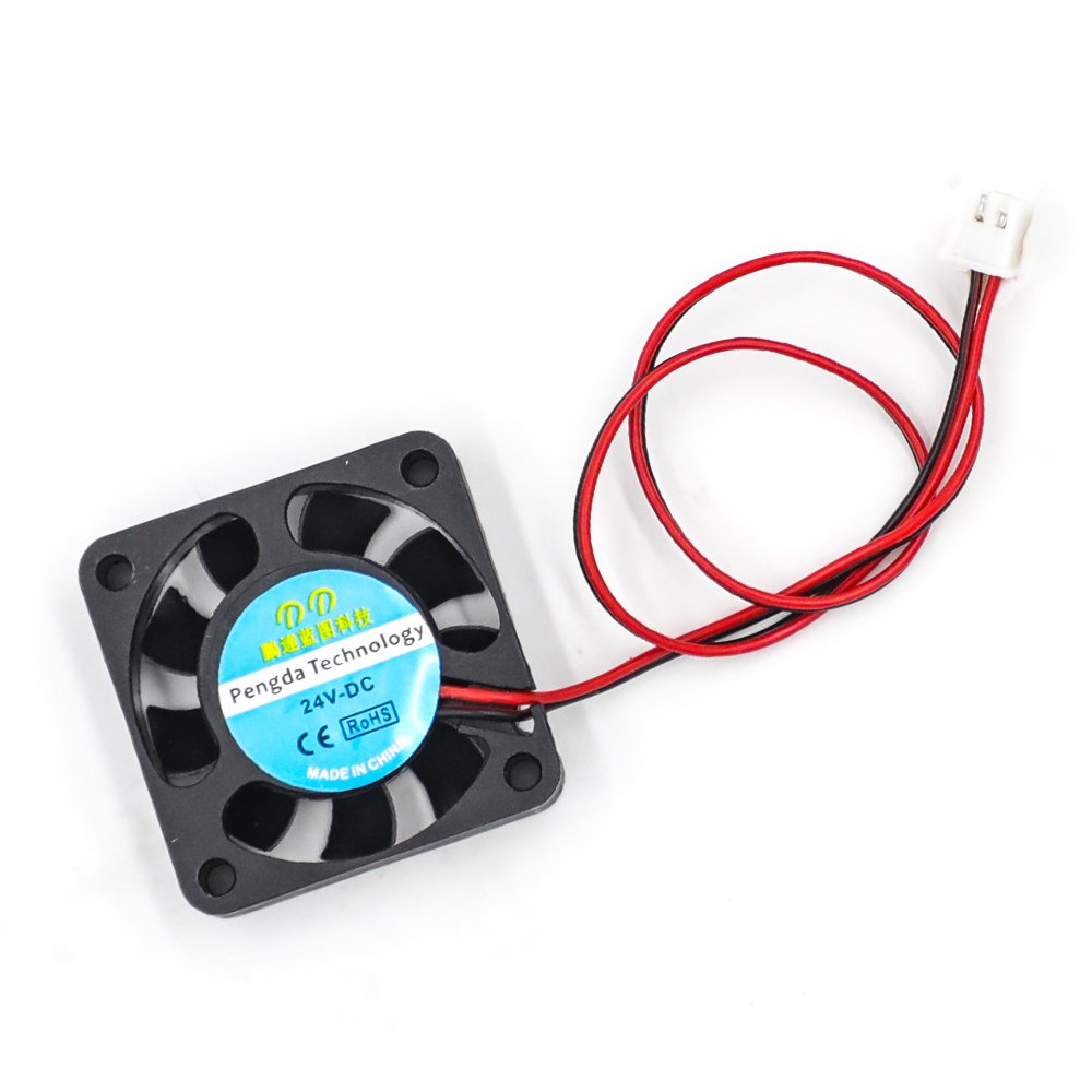 24V 2 Pin Brushless Cooling Fan for Computer Case, 3D Printer & Humidifier - High Performance Extruder Fan for PC Cooling, 3D Printing & Home Appliance Use