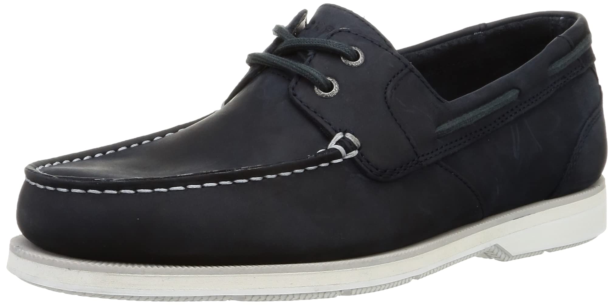 Rockport Men's Southport Boat Shoe - Comfortable Leather Deck Shoes for Men | Casual Slip-On Loafers | Perfect for Sailing, Boating & Everyday Wear