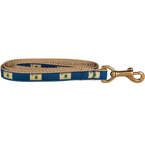 Maine State Flag Pattern Dog Leash - Durable Nylon Pet Lead for Walking & Training - Perfect for Outdoor Adventures & Daily Walks