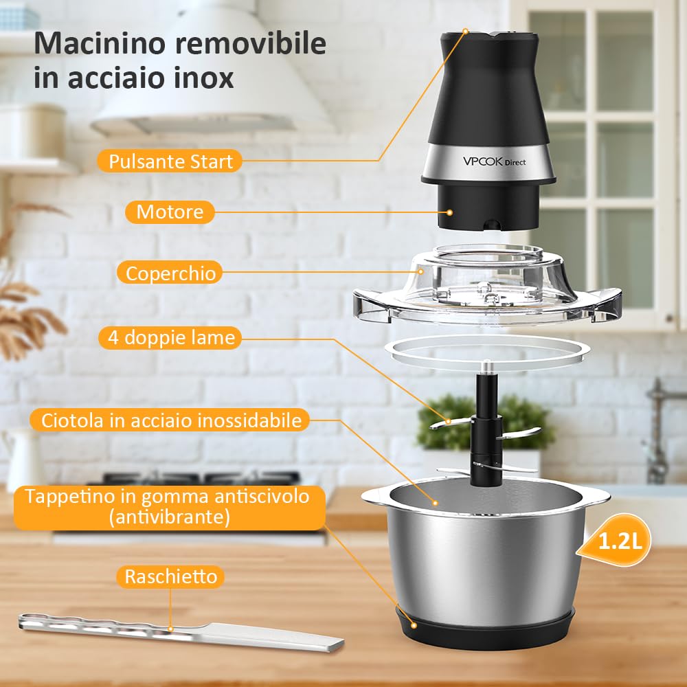 **400W Electric Blender with 4 Stainless Steel Blades, 1.2L Capacity - Multifunctional Kitchen Mixer for Smoothies, Juices, Dough & More - Perfect for Home, Office & Restaurant Use**
