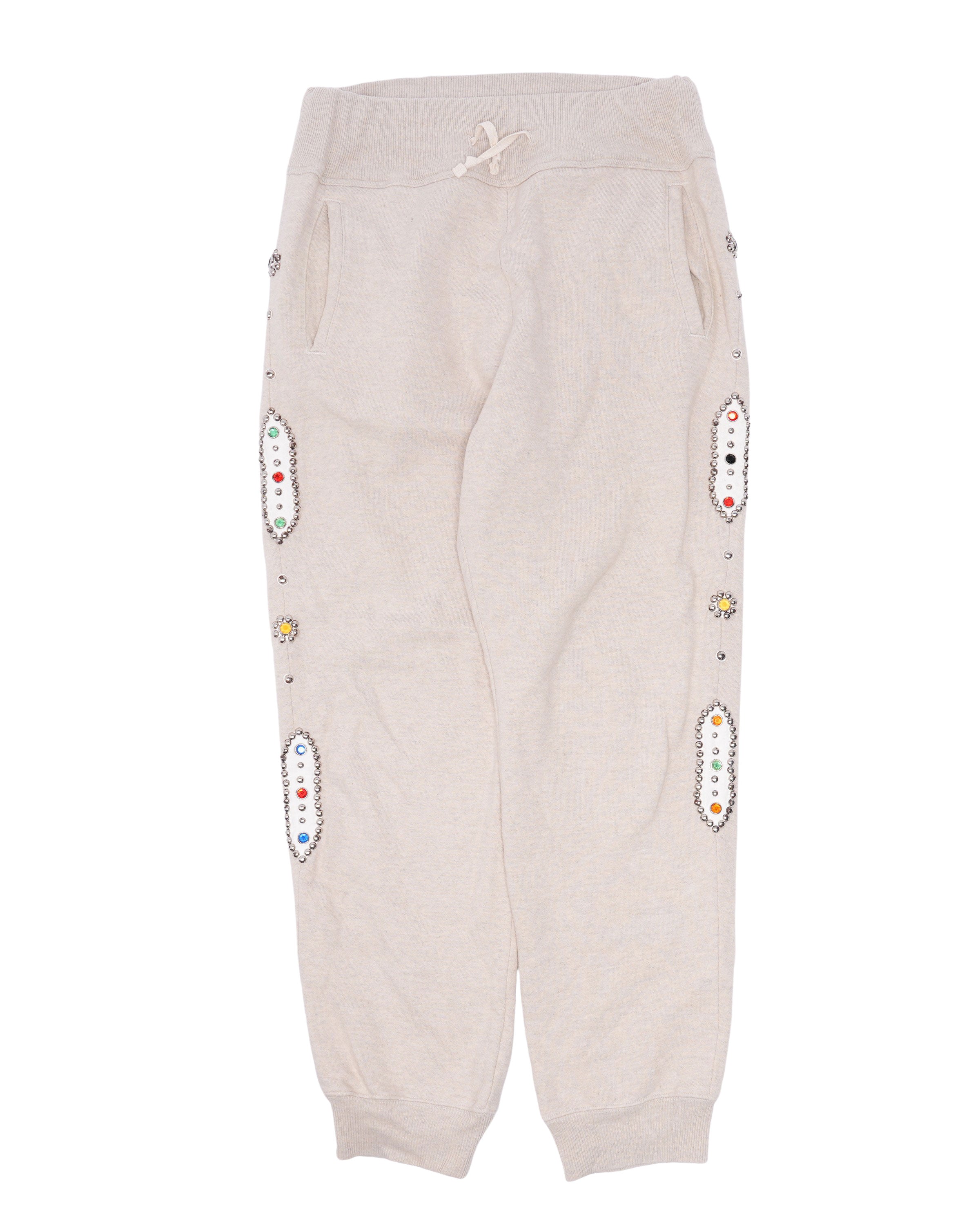 12-Pack Grandrelle Studded Sweatpants for Women - Trendy Rhinestone Embellished Joggers | Perfect for Gym, Lounge & Streetwear Fashion
