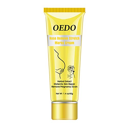 Rose Cream for Stretch Marks & Skin Care - Nourishing Treatment for Thinning Hair & Elastic Headbands | Perfect for Post-Pregnancy, Weight Loss & Daily Hydration
