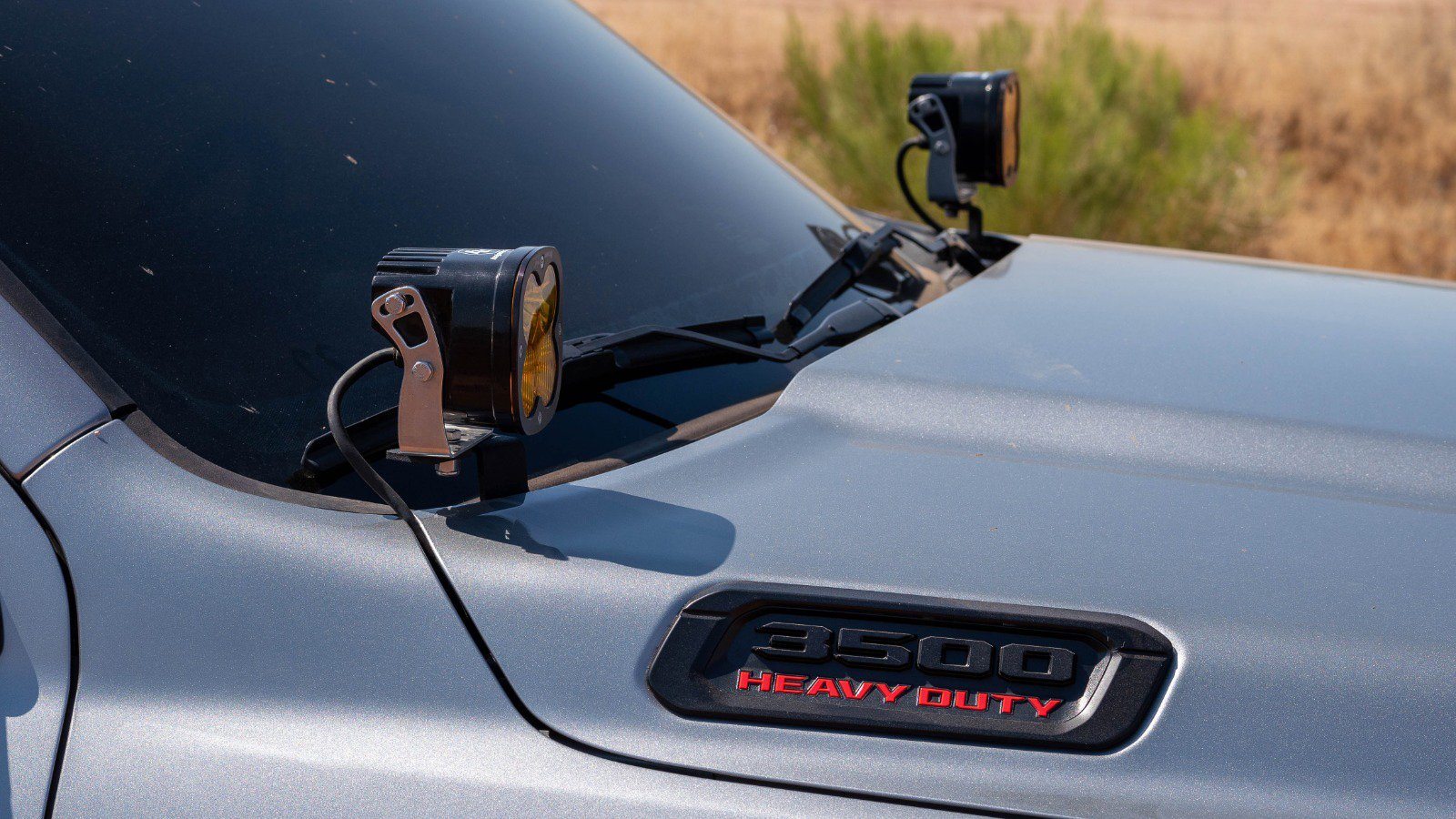 SDHQ Built A-Pillar Light Mounts for 2019-2025 Ram 2500/3500 Heavy Duty Trucks | Off-Road LED Light Brackets | Perfect for Night Driving & Off-Road Adventures