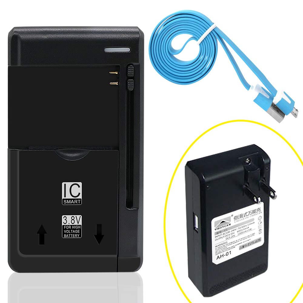 Universal Wall Charger with 3ft Micro USB Cable - Fast Charging for Samsung SGH-A157, AT&T & More - Perfect for Home, Office & Travel Use in USA