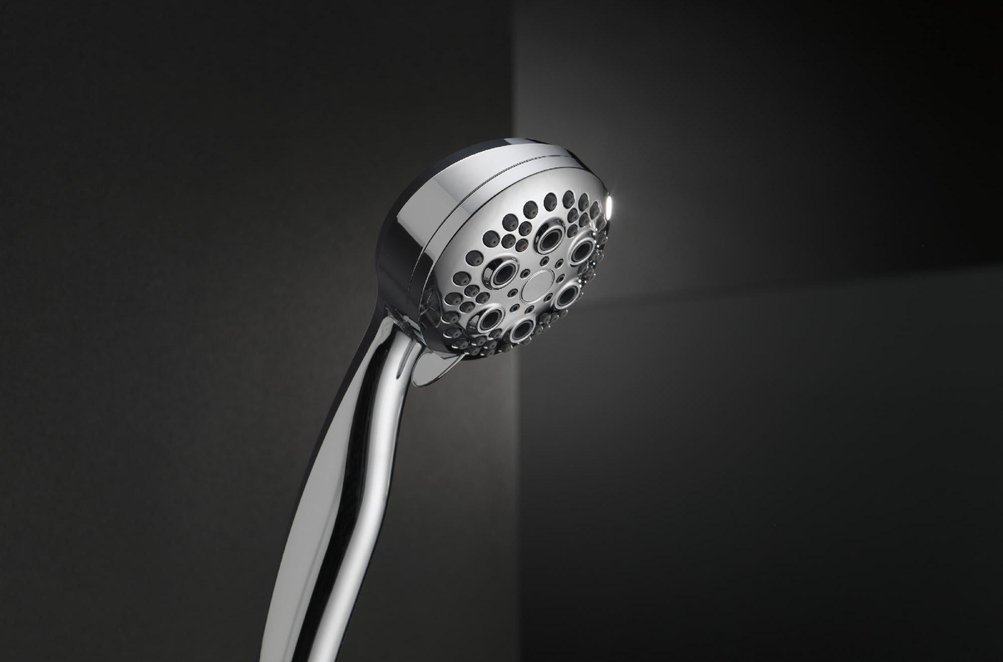 Delta 5-Setting Handheld Shower Head - Stainless Steel with Chrome Finish (Model 59434 SS18 PK) - Perfect for Bathroom Renovation & Spa-Like Shower Experience