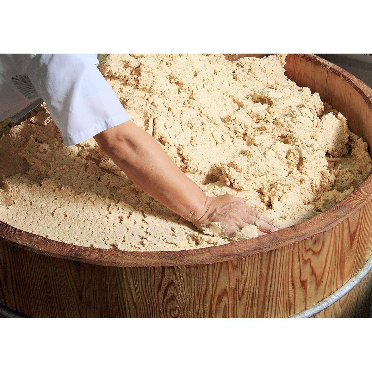 Premium Marumikoji Kiseki Miso Paste 750g - Natural, Artisanal Japanese Fermented Soybean Seasoning for Soup, Marinades & Traditional Cooking