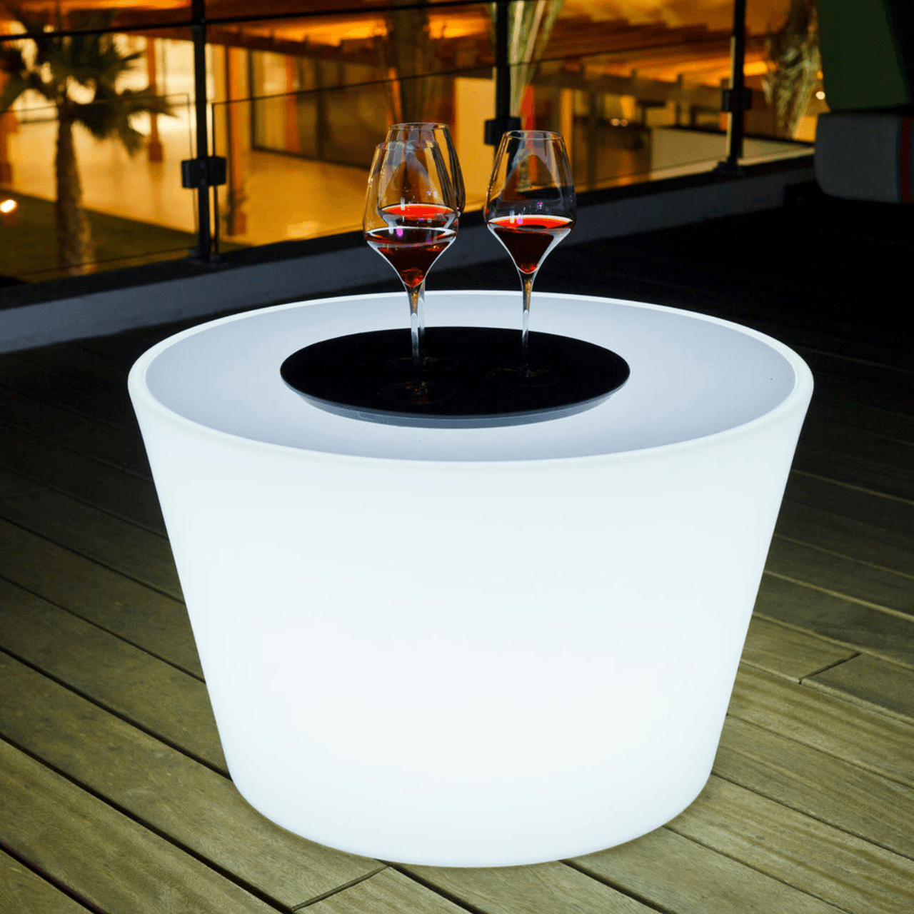 Modern LED Coffee Table with Adjustable Brightness - Stylish Bass Design for Living Room, Bedroom & Office - Perfect for Relaxing, Entertaining & Home Decor
