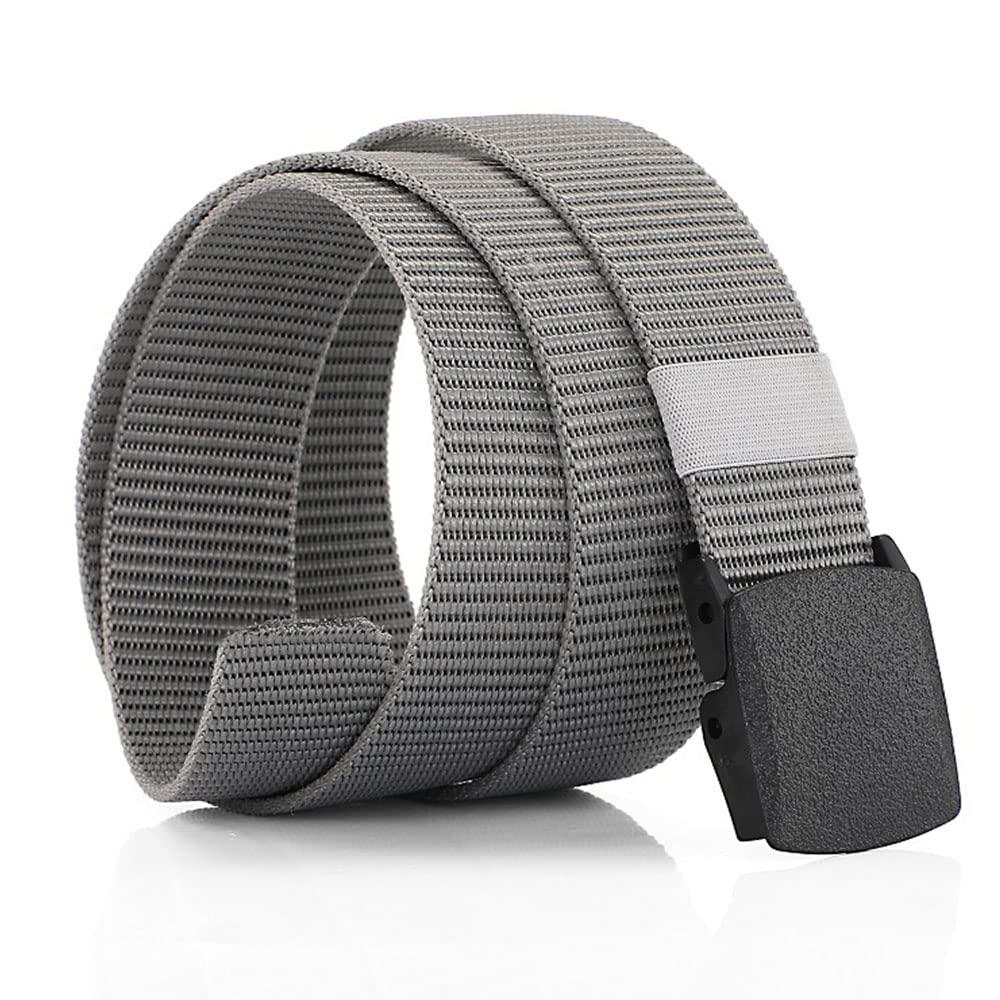 3-Pack Nylon Web Slide Belt with Plastic Buckle - Adjustable Canvas Belt for Travel, Outdoor & Casual Wear | Durable & Lightweight for Hiking, Work & Everyday Use