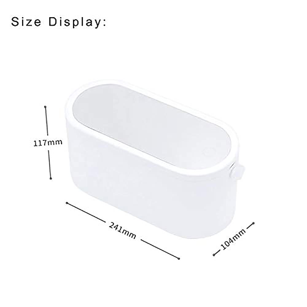 Portable LED Makeup Organizer with Mirror - Travel & Home Use