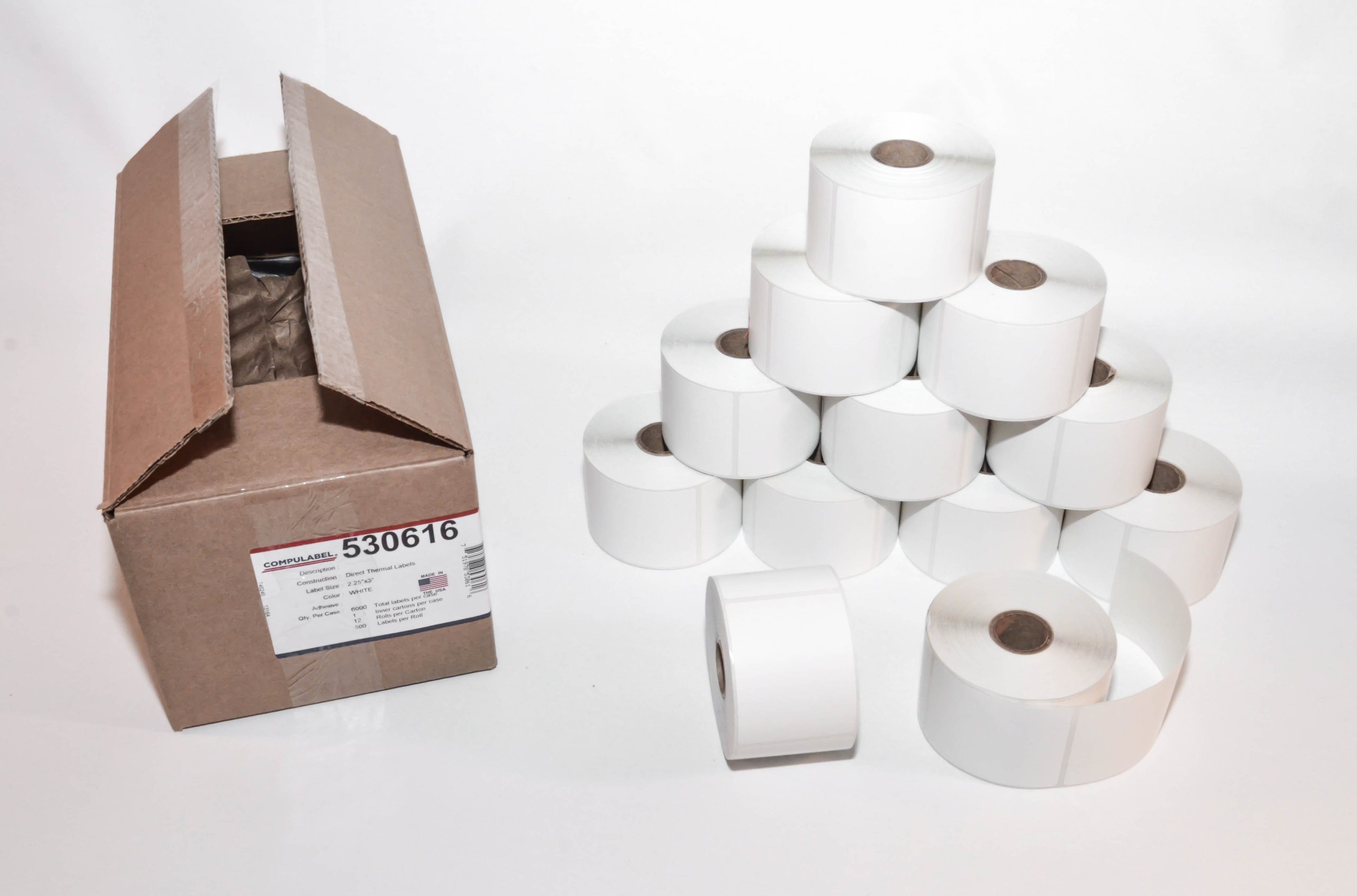 CompuLabel Direct Thermal Labels 2.25