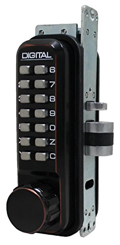 2930OIL Narrow Stile Latch - Heavy Duty Commercial Door Latch for High Security Applications | Perfect for Office Buildings, Schools & Storage Facilities