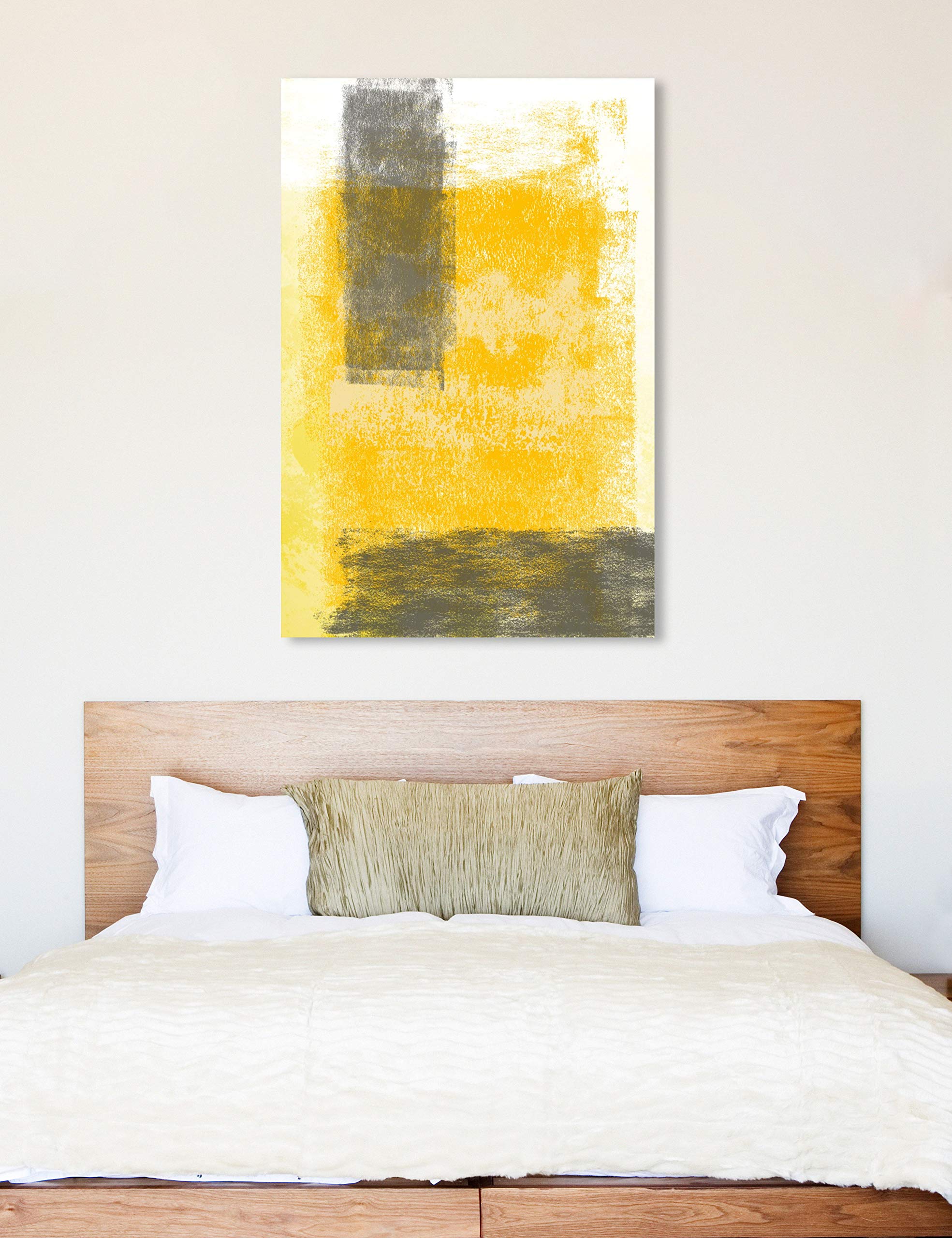Abstract Wall Art Canvas Print 'Evolving Present' - 36