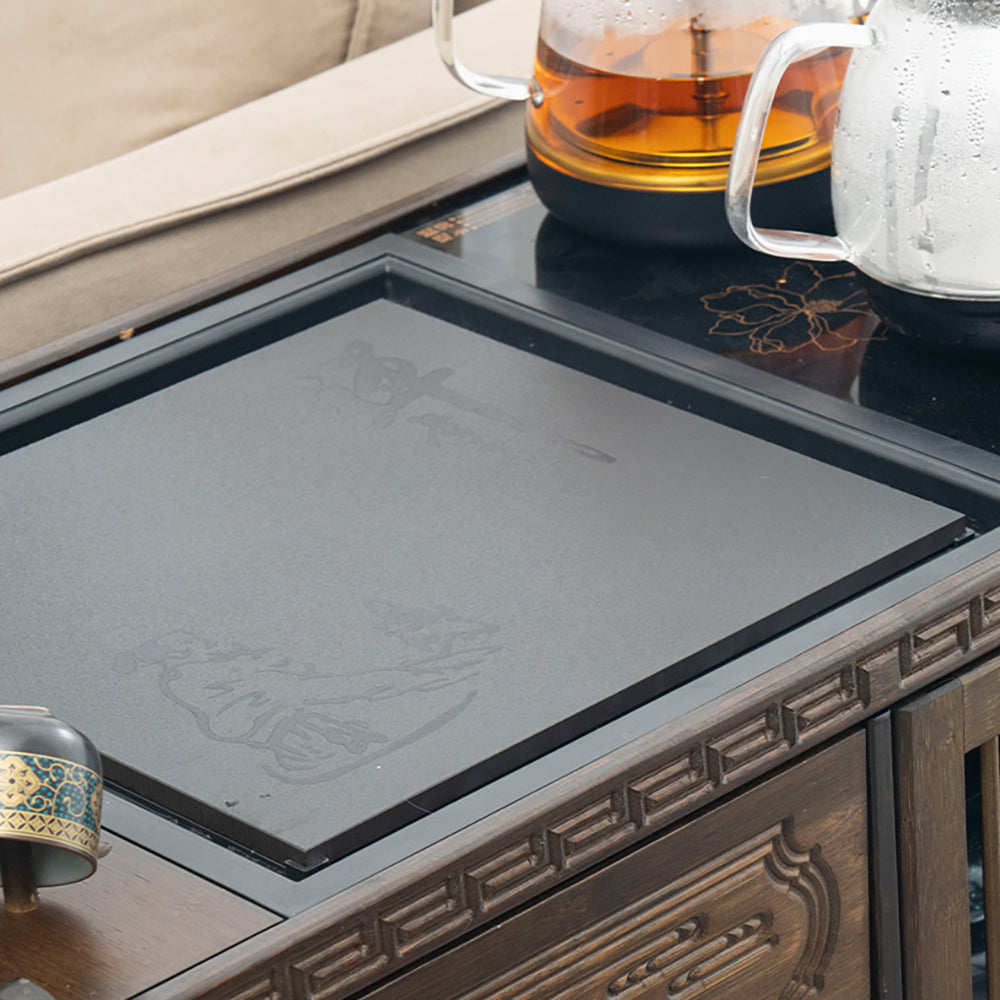 Portable Chinese Bamboo Tea Table - Lightweight & Foldable for Indoor/Outdoor Use - Perfect for Tea Ceremonies, Picnics, and Home Decor