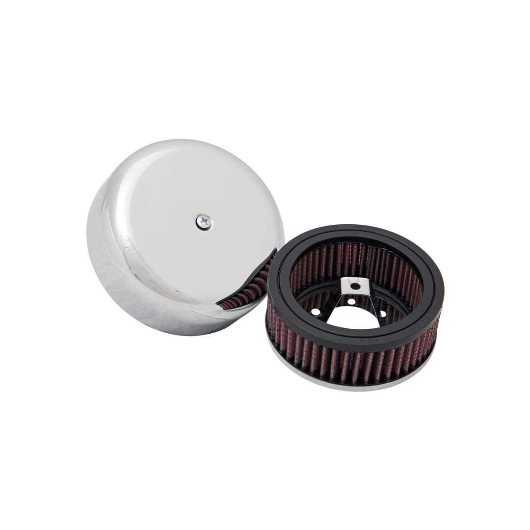 K&N RK-320B High Performance Custom Air Cleaner - Premium Replacement Air Filter for Cars & Trucks - Improve Engine Performance & Fuel Efficiency - Ideal for Off-Roading, Racing & Daily Driving