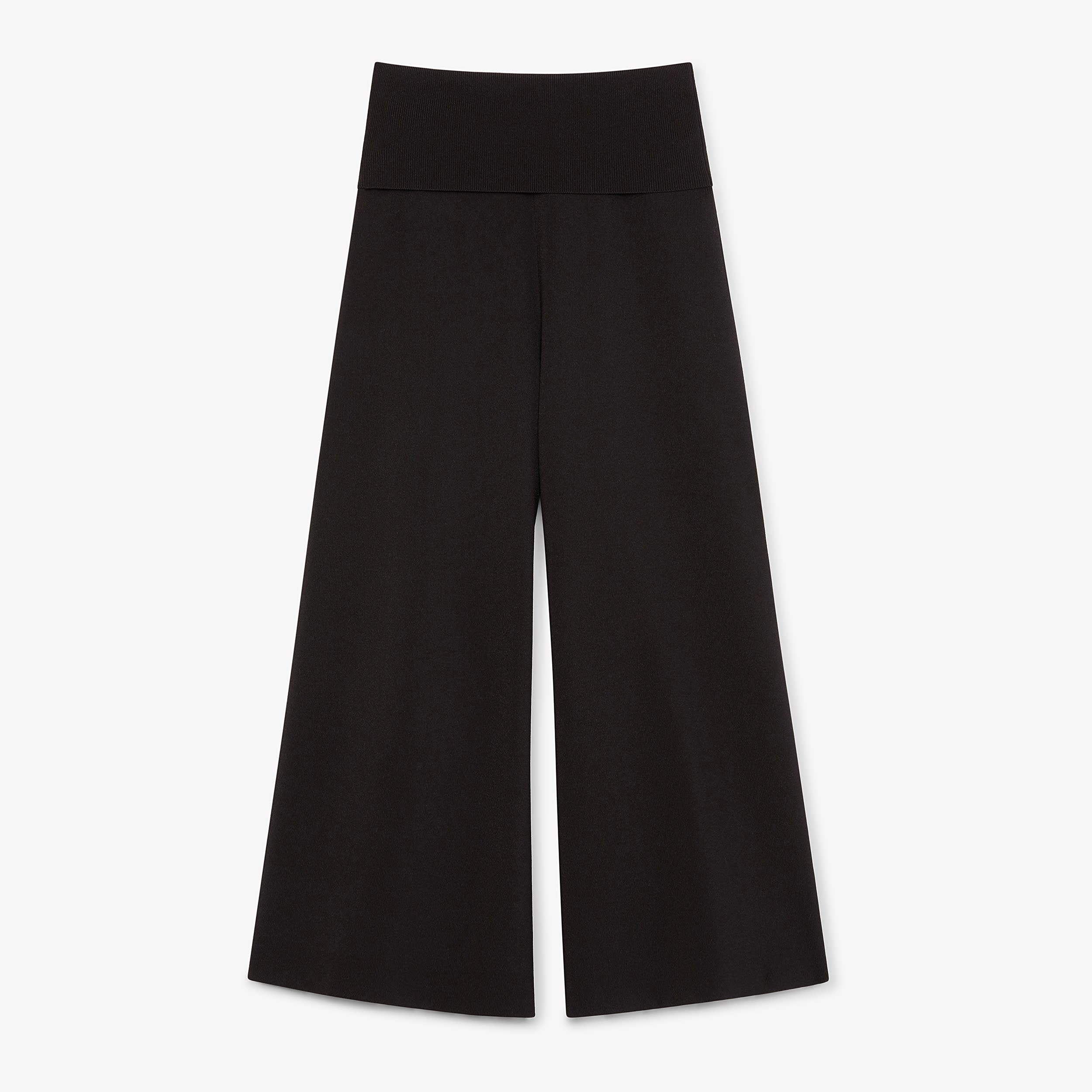 Rogala Stretch Culotte Jumpsuit & Knit Cardigan Set in Black | Comfortable Lounge Wear for Women | Perfect for Yoga, Travel, and Casual Outings