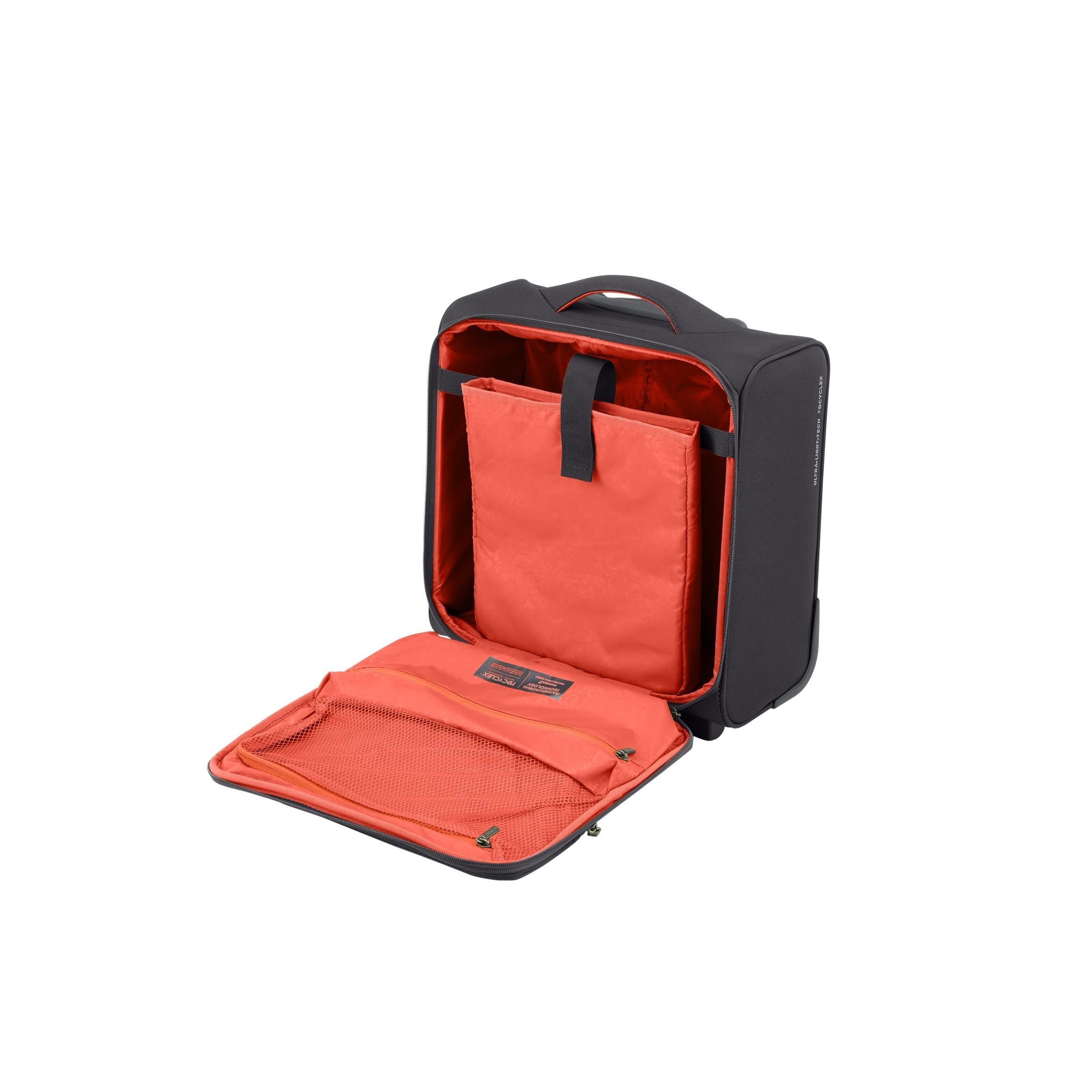 American Tourister Applite 5.0 Underseater Carry-On Luggage - Lightweight Grey Cabin Bag for Air Travel, Perfect Under Seat Storage for Business Trips & Weekend Getaways