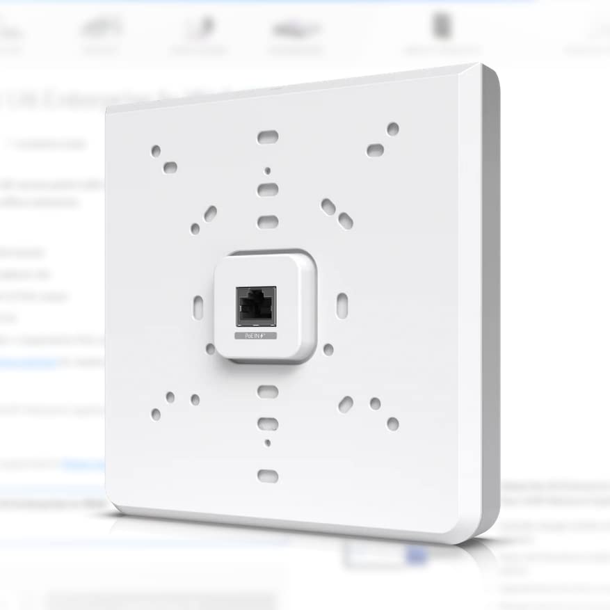 Ubiquiti U6-Enterprise-IW WiFi 6E Access Point - High-Speed Wireless Networking for Home & Office | Black | Compatible with Laptops, Desktops, Smartphones & WiFi 6 Devices | Perfect for Streaming, Gaming & Video Conferencing