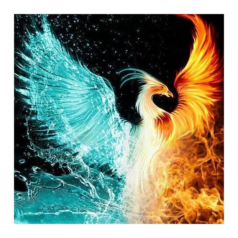 Winnereco 5D Diamond Painting Kit - DIY Bird Full Round Drill Mosaic Art, Wall Decor for Home & Office | Perfect Gift for Craft Lovers & Stress Relief
