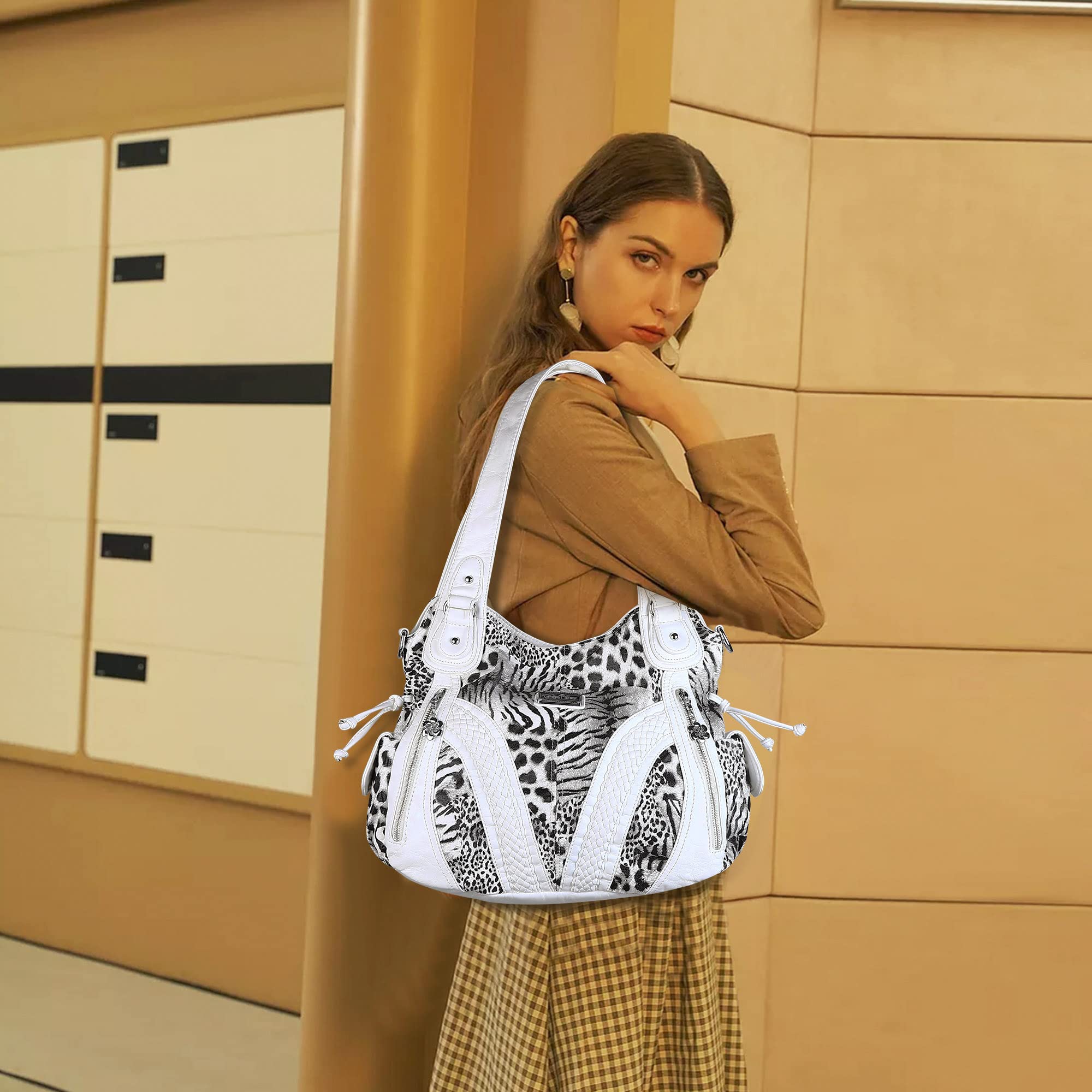 Stylish Women's Tote Bag & Shoulder Purse - Fashionable Synthetic Leather Handbag with Top Handle for Work, Travel & Daily Use