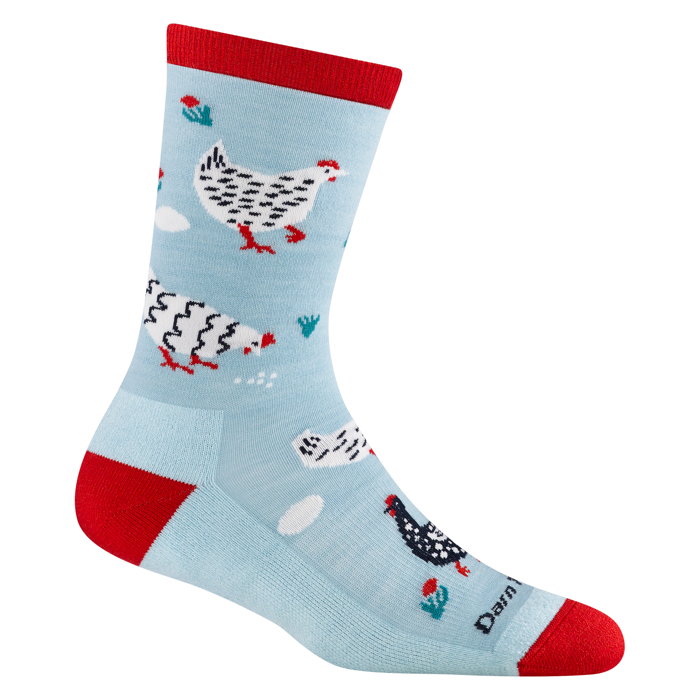 Women's Mother Clucker Crew Lightweight Lifestyle Socks - Comfortable Casual Socks for Everyday Wear, Workout, and Home Relaxation
