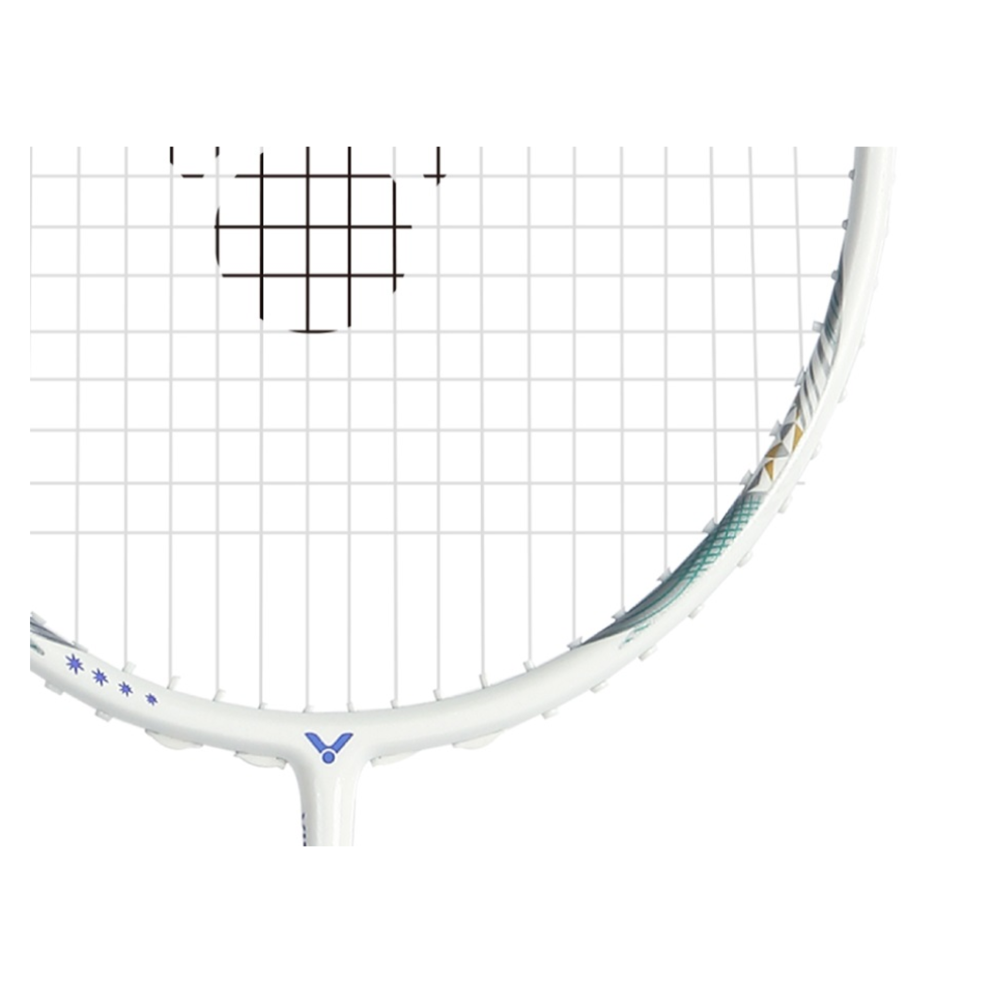 Victor Thruster TTY Ultima Badminton Racket Unstrung - Pearly White | Professional Badminton Equipment for Tournaments & Training