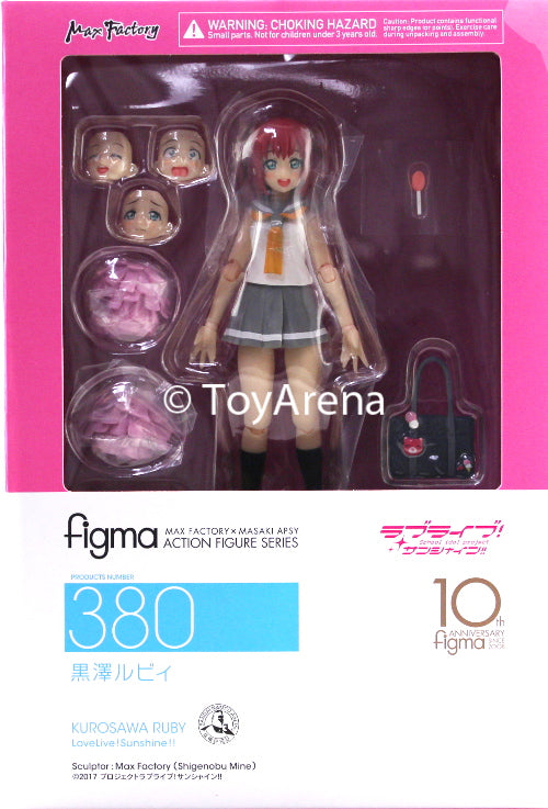 Figma #380 Ruby Kurosawa Love Live! Sunshine!! Anime Figure - Collectible Character Model for Fans & Display