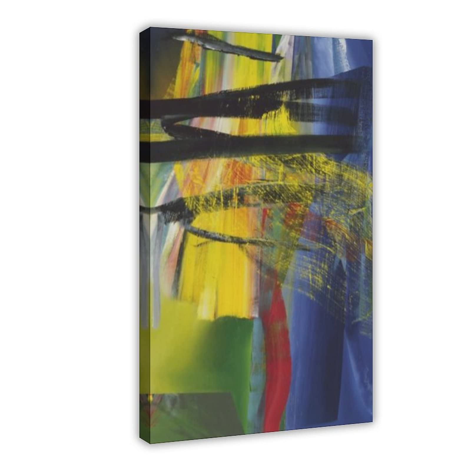 Gerhard Richter Oil Painting Prints - 24x36 Inch (60x90cm) Canvas Wall Art Poster for Living Room, Bedroom & Office Decor - High Quality Artist Reproduction - Perfect for Home, Office & Gift Giving
