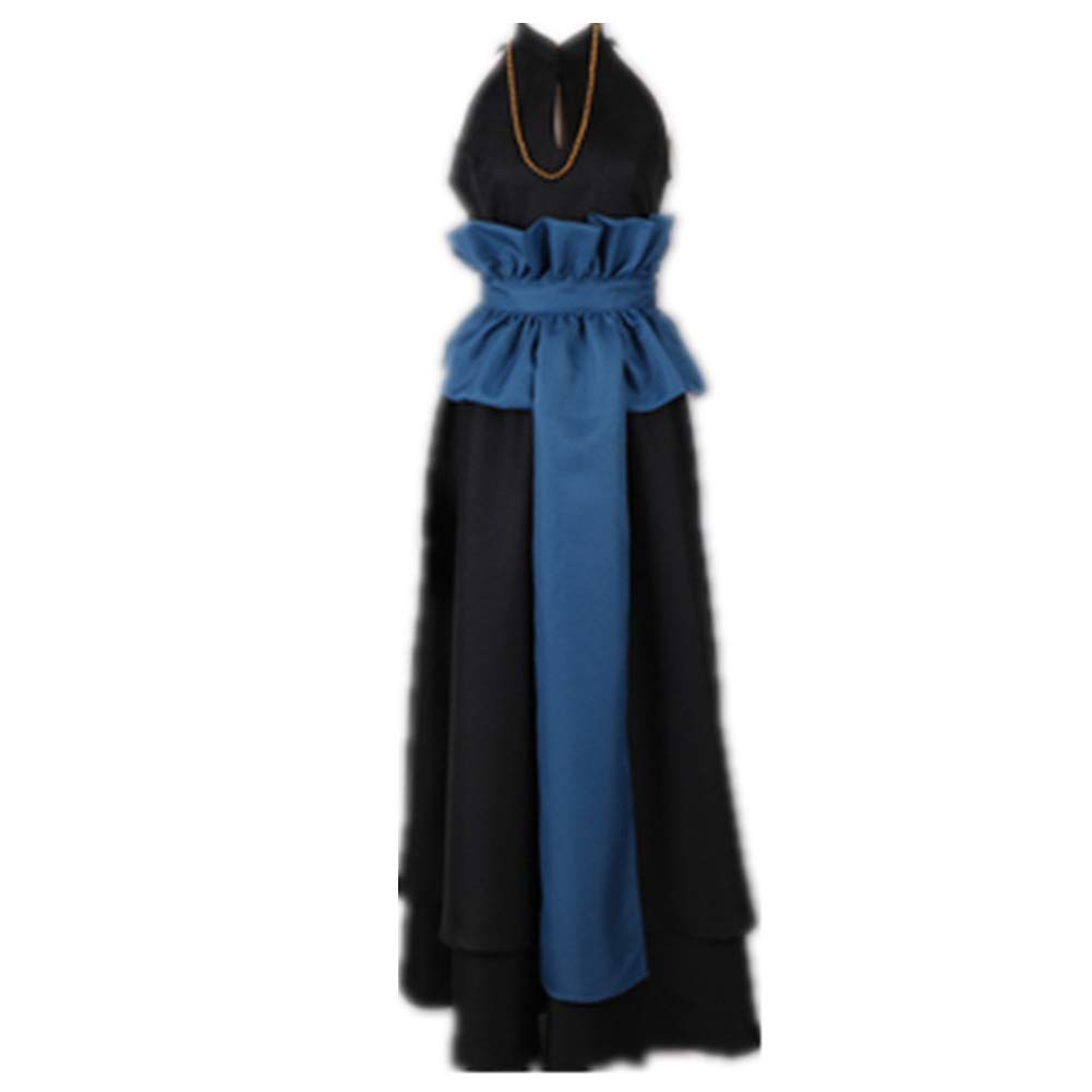 Japan Anime Naruto Hyuga Hinata Black Wedding Dress Cosplay Costume Set - Perfect for Halloween, Cosplay Events & Anime Conventions