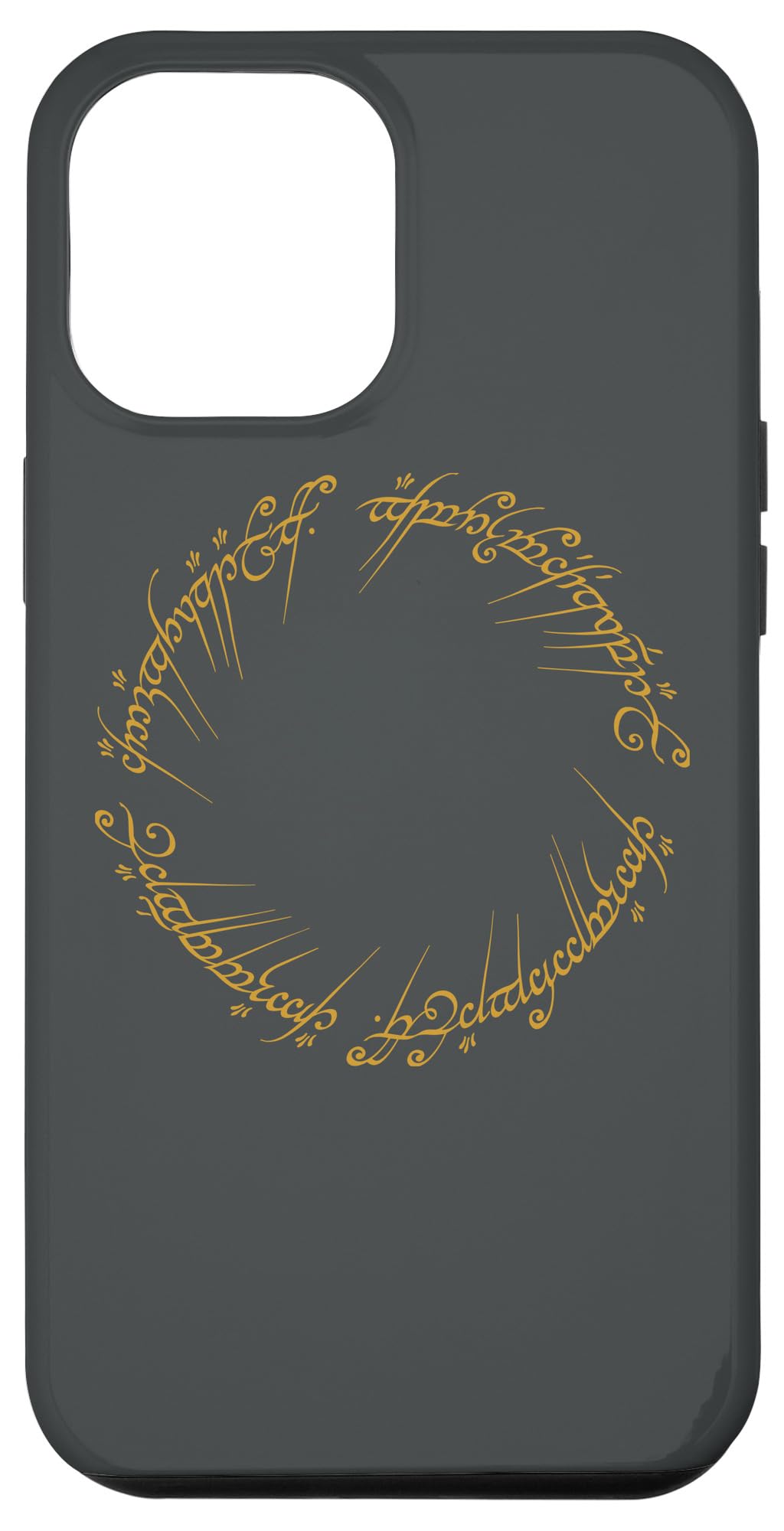 Premium iPhone 12 Pro Max Case with Lord of the Rings One Ring Design - Durable Protection for Your Smartphone | Perfect for Fans, Travel & Everyday Use