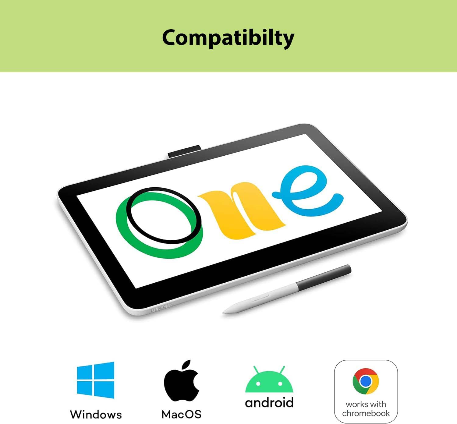 Wacom One 12 Drawing Tablet with Screen | 11.6