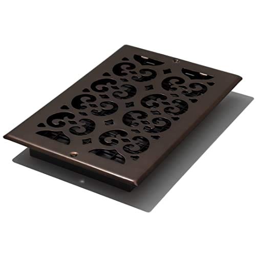 6x10 Inch Rubbed Bronze Wall/Ceiling Register - SP610W-RB - Perfect for Home Decor