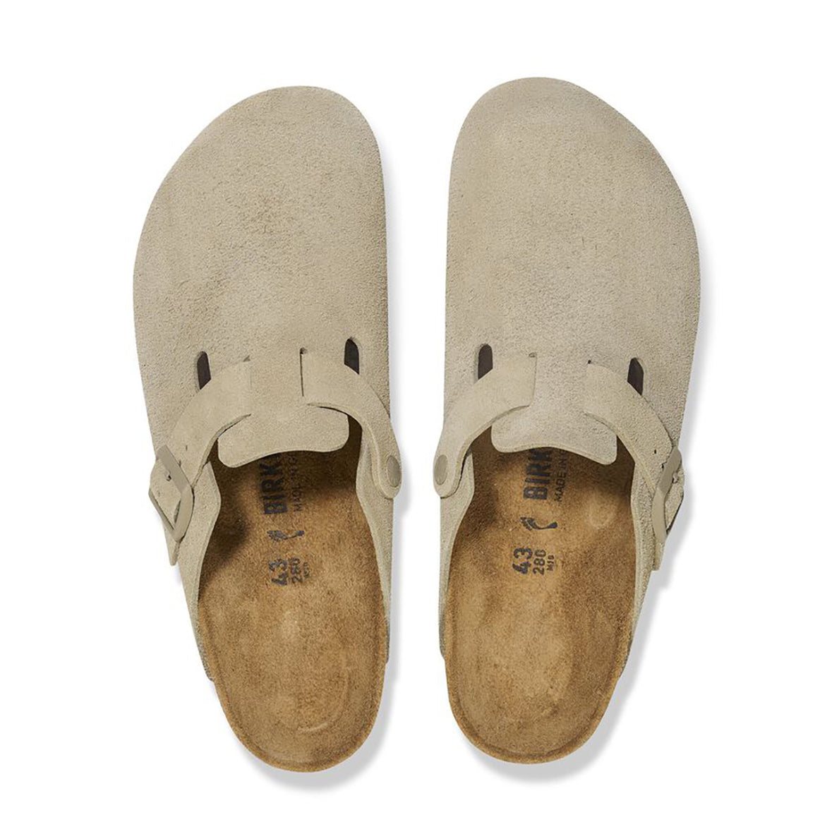 Boston Suede Shoes for Men - Faded Khaki Casual Sneakers for Walking, Travel & Everyday Wear