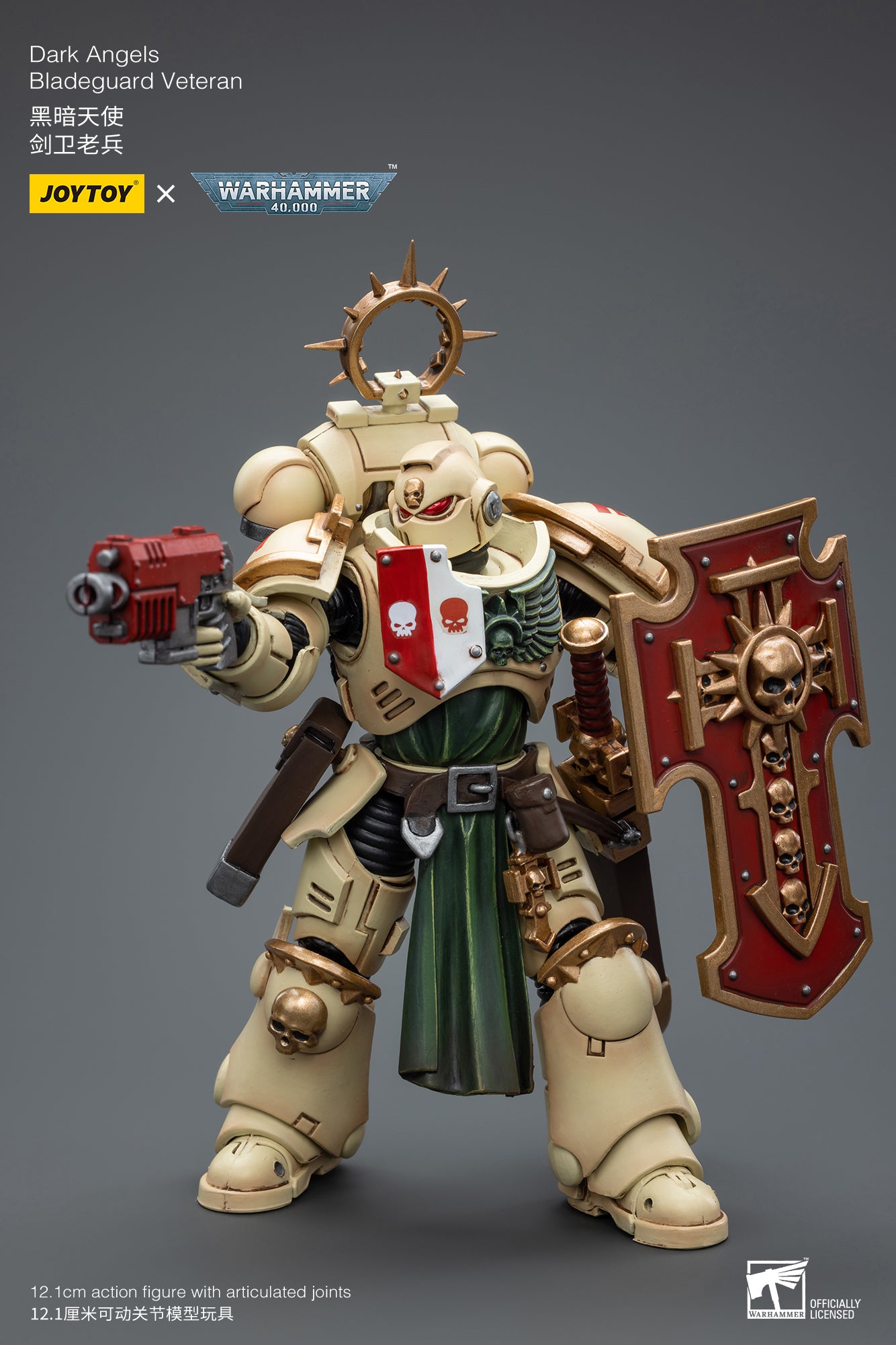 JOYTOY 1/18 Scale Warhammer 40K Bladeguard Veteran Action Figure - Collectible Miniature for Warhammer Fans, Tabletop Gaming & Display