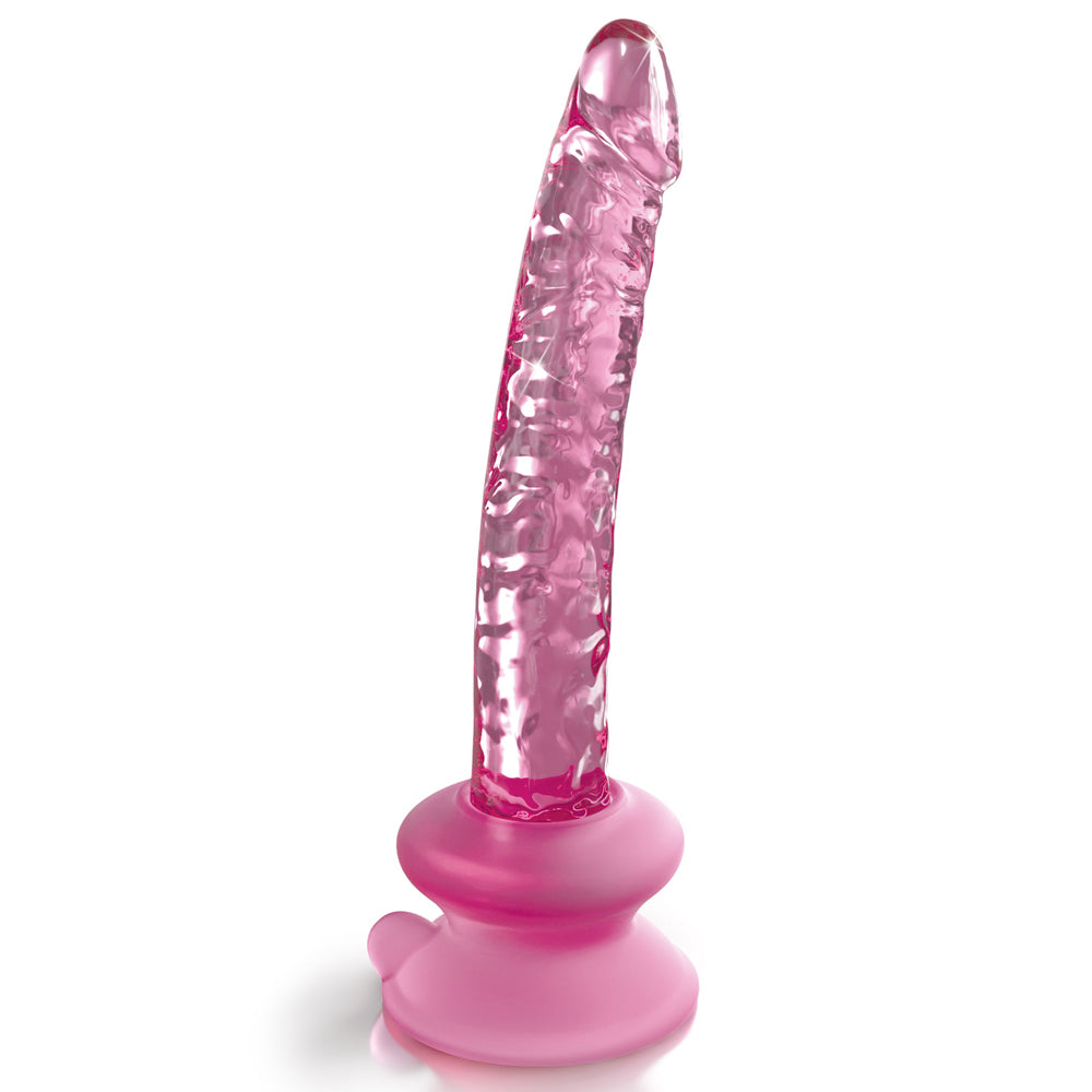 Realistic Glass Dildo with Suction Cup - Icicles No. 86 - Perfect for Solo Play, Couples & BDSM Scenes